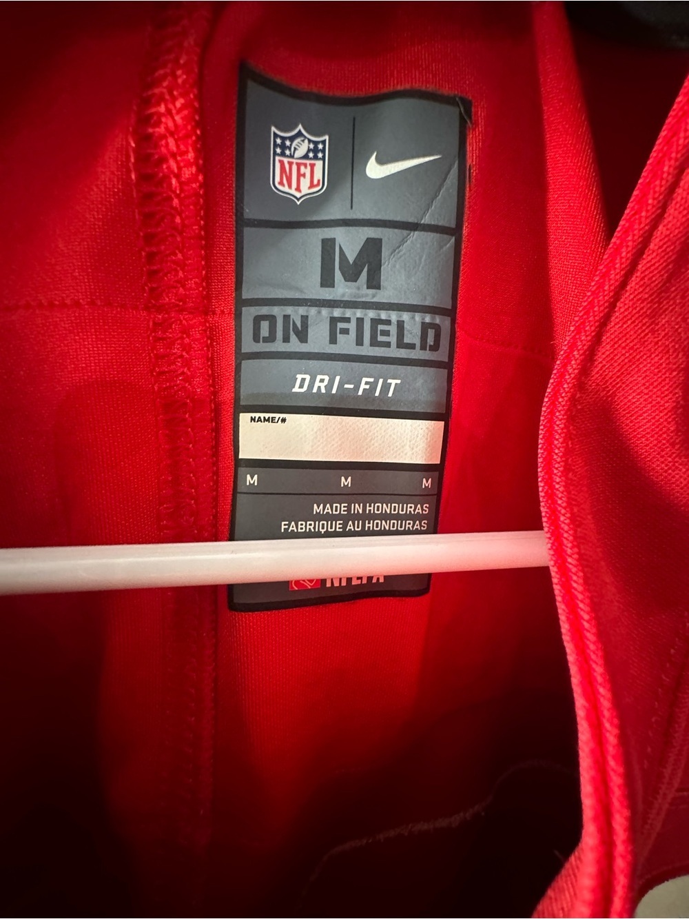 NFL Red Dri-FIT On Field Jersey - Medium - Picture 3 of 5